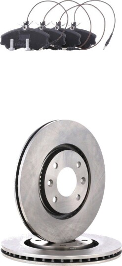 Bremseskiver og klosser RIDEX 3405B2879