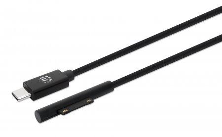 MANHATTAN USB Type-C kabel 1.8m Sort