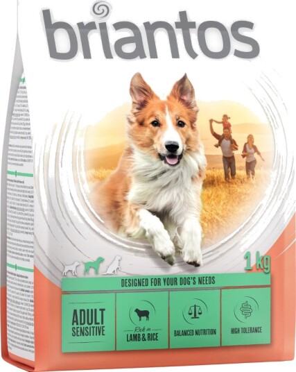 Briantos Tørrfôr Adult Sensitive & Ris Lam 4 X 1 kg