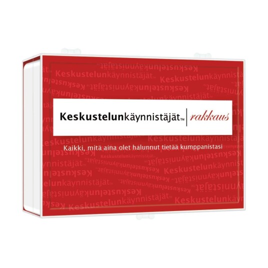 Kylskåpspoesi Keskustelunkäynnistäjät Rakkaus