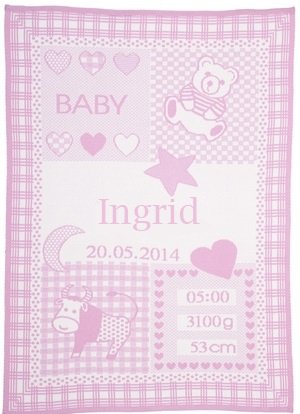 Personlig babyteppe med stjernetegn. Tyren.