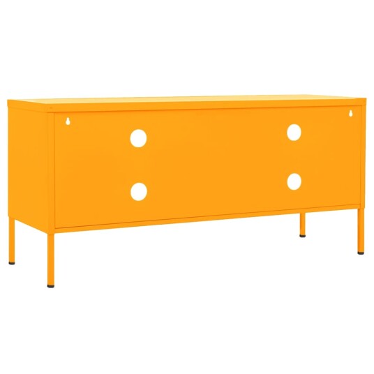 vidaXL TV-benk sennepsgul 105x35x50 cm stål vidaXL TV-benk sennepsgul 105x35x50 cm stål