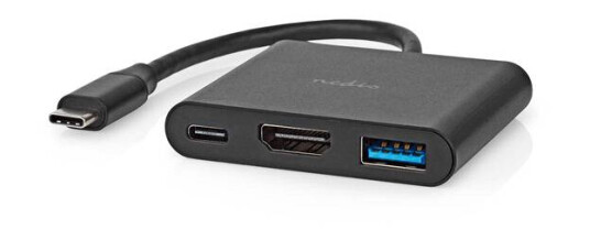 USB Multi-Port Adapter USB 3.2 Gen 1, USB-C Hann, HDMI Output / USB-A Hun / USB-C Hunn USB Multi-Port Adapter USB 3.2 Gen 1, USB-C Hann, HDMI Output / USB-A Hun / USB-C Hunn
