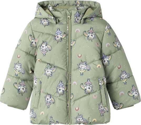 Name It Polstret Jakke NmfMay Seagrass Name It 1 år (80) Dunjakke Grønn
