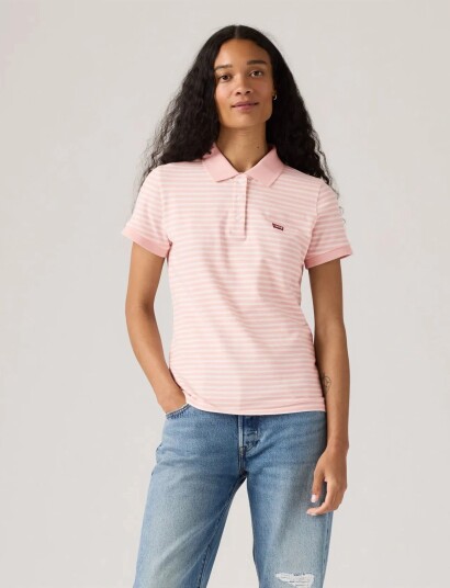 Levi"s® Levis Hm Polo Marigold Stripe Pink XS Levi"s® Levis Hm Polo Marigold Stripe Pink XS