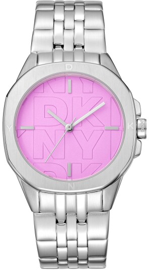 DKNY Dameklokke DK1L012M0055 Brooklyn Midi Rosa/Stål Ø34 mm