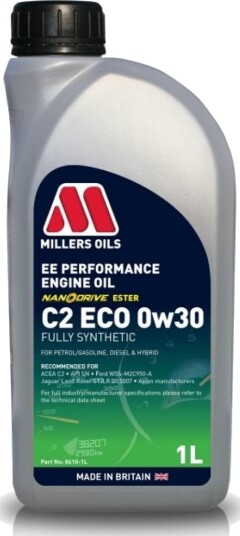 Motorolje MILLERS EE PERFORMANCE C2 ECO 0W30 1L