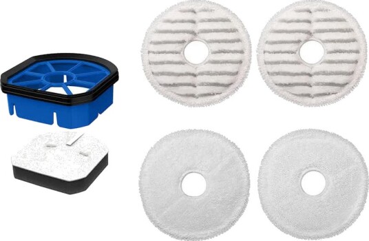 Bissell SpinWave Gulvmopp & Vac Moppesett 2 skrubbeputer