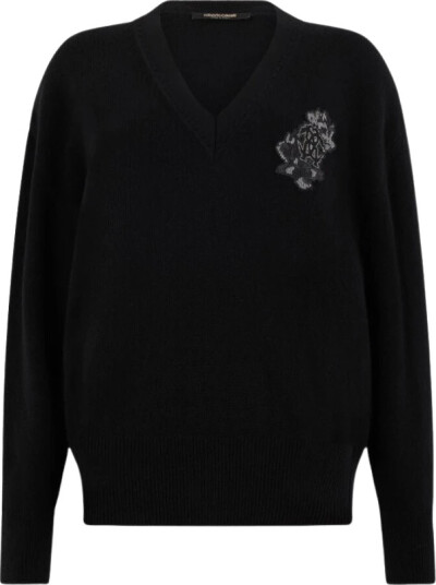 Roberto Cavalli Dame Strikkevarer Svart S,