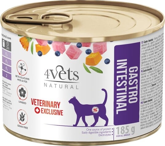 4Vets Natural Gastro Intestinal 12 X 185 G