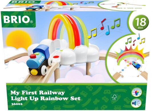 Brio My First Railway Light Up Rainbow Set Brio My First Railway Light Up Rainbow Set