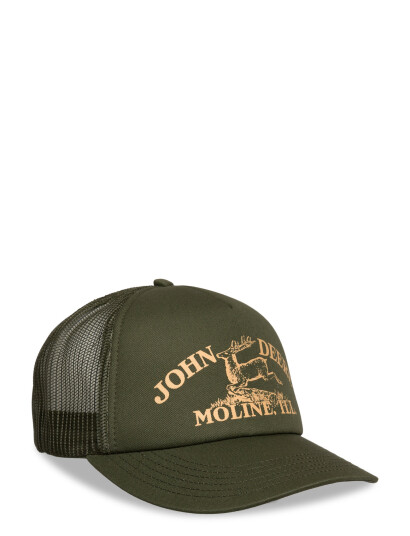 American Needle Vintage Print Dark Green Trucker - American Needle - Green - ONE SIZE