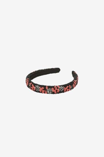 Becksöndergaard Diadem Brombeere Slim Beaded Hairbrace Svart Becksöndergaard Diadem Brombeere Slim Beaded Hairbrace Svart