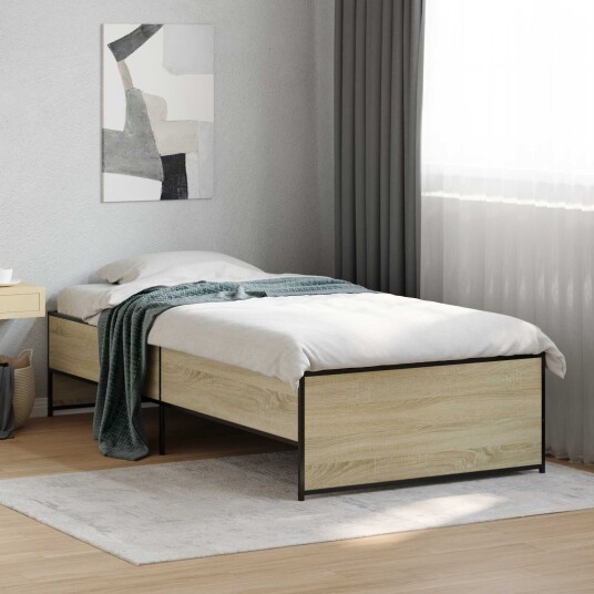  Sengestamme Sonoma eik 80 x 200 cm Konstruert tre