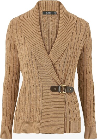 Lauren Ralph Lauren - Genser LS Shawl Collar - Beige