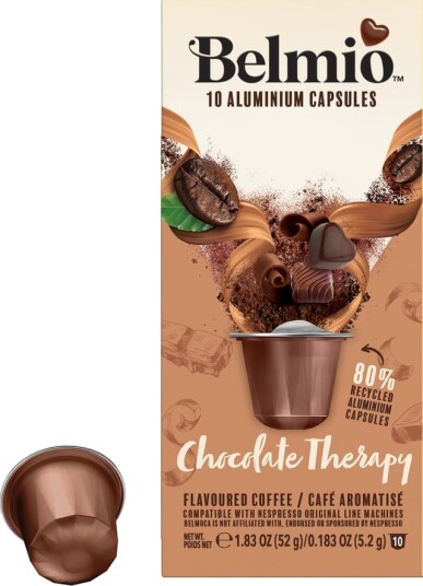 Belmio Chocolate Therapy kaffekapsler til Nespresso 10 pk Belmio Chocolate Therapy kaffekapsler til Nespresso 10 pk