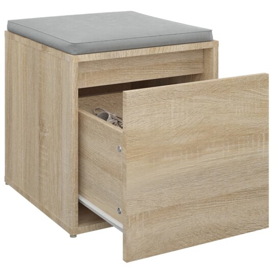 vidaXL Oppbevaringsskap sonoma eik 40,5x40x40 cm konstruert tre vidaXL Oppbevaringsskap sonoma eik 40,5x40x40 cm konstruert tre