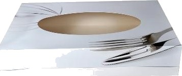 Cateringæske S Line 620X420x120 Mm Med Rude,25 Stk/Krt
