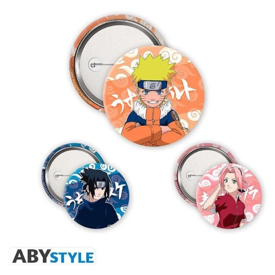 Naruto Pin 3 pk