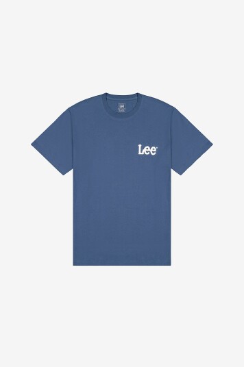 Lee T skjorte SS Small Logo Blå Lee T skjorte SS Small Logo Blå