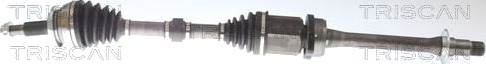 TRISCAN 8540 13576 Drivaksel TRISCAN 8540 13576 Drivaksel