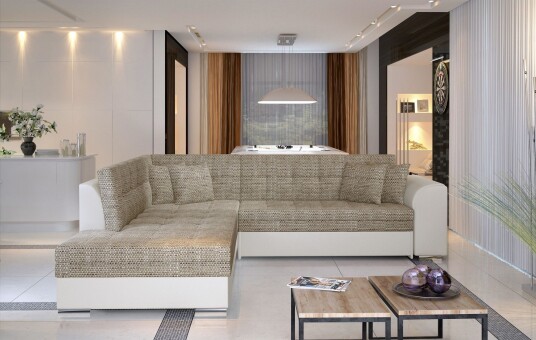 Moclino Hjørnesovesofa Beige