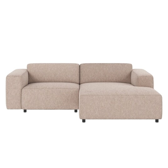 Rowico Home Willard Sofa 3-pers. m. chaiselong, Høyre, Lys beige stoff   Unoliving