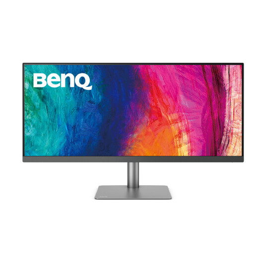 BenQ PD3420Q 34" UltraWide QHD IPS-skjerm med KVM-switch og HDR Grå BenQ PD3420Q 34" UltraWide QHD IPS-skjerm med KVM-switch og HDR Grå