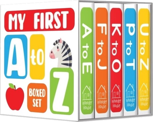 My first A to Z Boxed Set of 5 books Mini Board Books