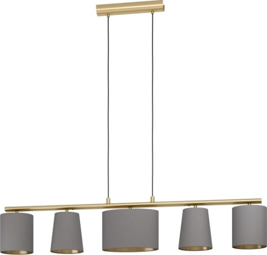Eglo Almeida 2 Langs Bordlampe 5Xe14 Bm/Cappiccino Eglo Almeida 2 Langs Bordlampe 5Xe14 Bm/Cappiccino