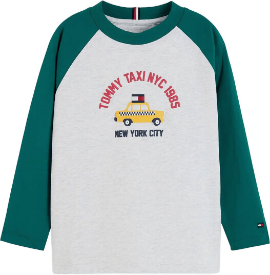 Tommy Hilfiger Lb Raglan T Shirt Ls Green 110