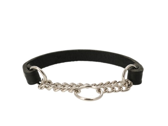 Alac Läderhalsband Halvstryp Svart 30Cm 160307 Alac Läderhalsband Halvstryp Svart 30Cm 160307