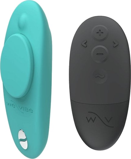 We Vibe Moxie+ Clitoral Panty Vibrator Remote & App Aqua We Vibe Moxie+ Clitoral Panty Vibrator Remote & App Aqua