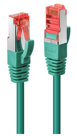 Lindy Cat6 S/FTP Nettverkskabel 2 m Grønn RJ-45