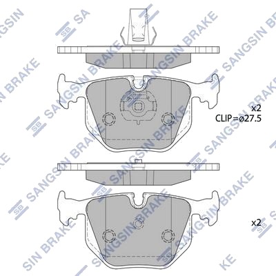 Hi Q SP2168 Bremseklosser