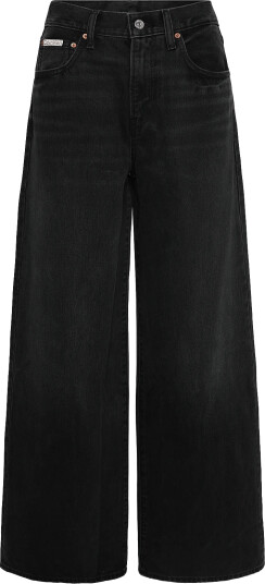 Calvin Klein Jeans The Wide Leg Evening Black Black RG/30 x 32