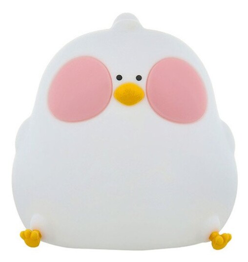 Forever Hungry Chicken LED Nattlampe - Silikone USB-C med timer