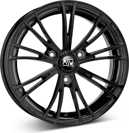 MSW X2 G.Blk 6.5 x 15 CB57,10 ET30 3/112 6.5 x 15