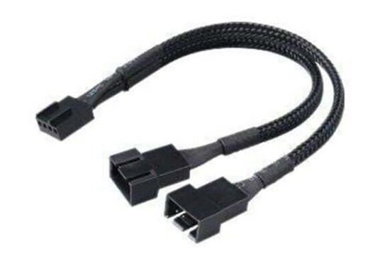 Akasa PWM-viftesplitter 2x 4-pins - 15 cm Akasa PWM-viftesplitter 2x 4-pins - 15 cm
