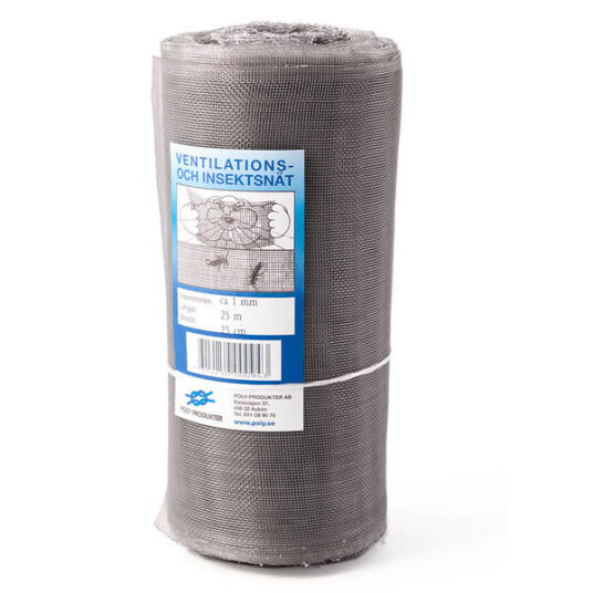 Poly-Produkter Flueduk grå polyeten 0,6x10m Poly-Produkter Flueduk grå polyeten 0,6x10m