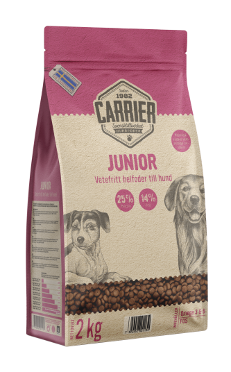 Junior Tørrfôr Valp 2Kg Hund Hundefôr Tørrfôr Carrier