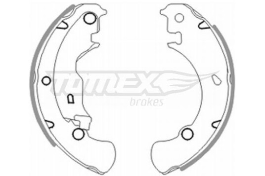 Bremsesko sett TOMEX Brakes TX 20 42 Bremsesko sett TOMEX Brakes TX 20 42