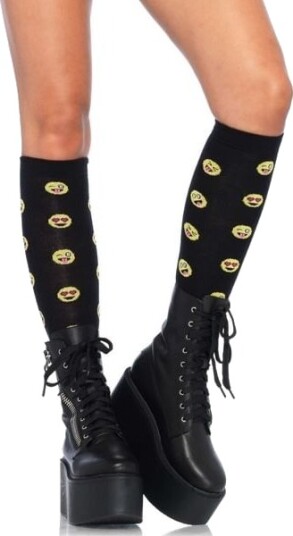 Leg Avenue Europe Emoji Knæ Strømper
