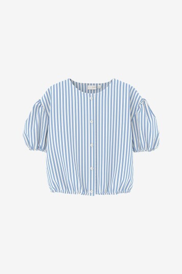 Name It Bluse nkfelma SS Short Top Blå