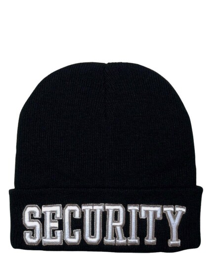 Rothco Deluxe Watch Cap med broderi Svart Rothco Deluxe Watch Cap med broderi Svart