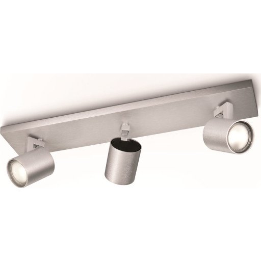 Philips Myliving Spot Spotlight På Skinne Gu10 3 Ampuller Led 230 V Aluminium