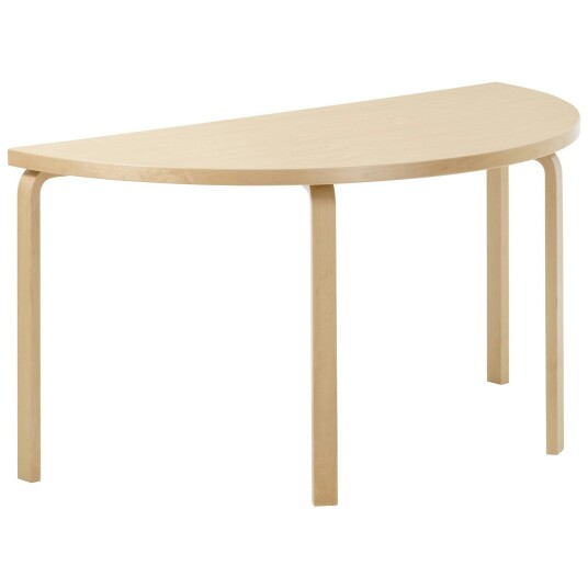 Artek Aalto 96 Bord Halvrund Bjørk Artek Aalto 96 Bord Halvrund Bjørk