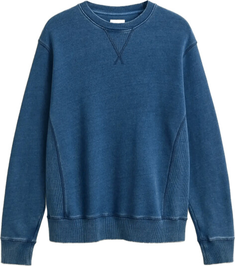 Gant Indigo C Neck Sweat Blue XXXL