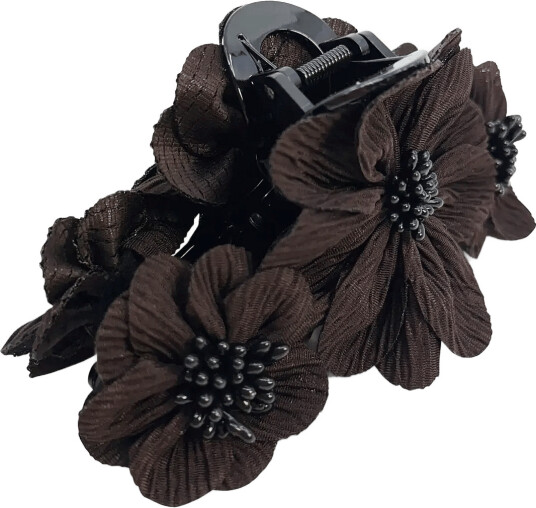 Pipol"s Bazaar Carmen Clamp Dark Brown Brown ONE SIZE Pipol"s Bazaar Carmen Clamp Dark Brown Brown ONE SIZE