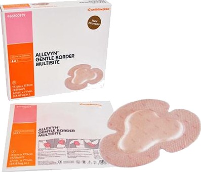 Allevyn Gentle Border Multisite 17,1x17,9 cm 10 stk